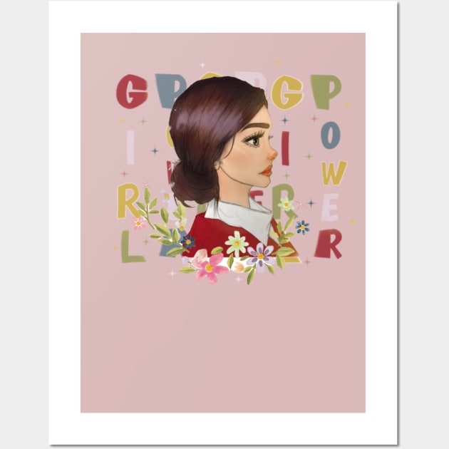 Girl Power Wall Art by AuraArtDesigner